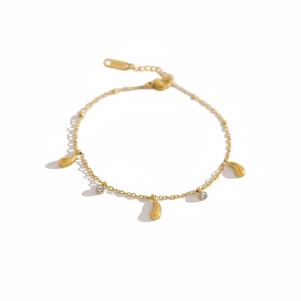 Celestial Dewdrop Charm Bracelet 