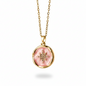 Rosé Celestial Star Medallion Necklace
