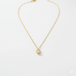 Serenity Floating Pearl Solitaire Necklace