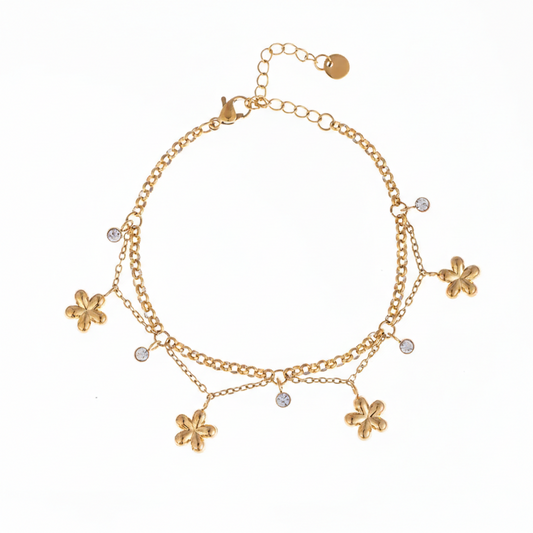 Enchanted Garden Double Layer premium Bracelet